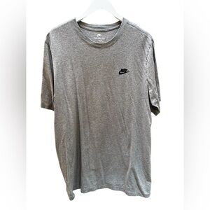 Nike Cotton Gray Short Sleeve Tee Shirt XL